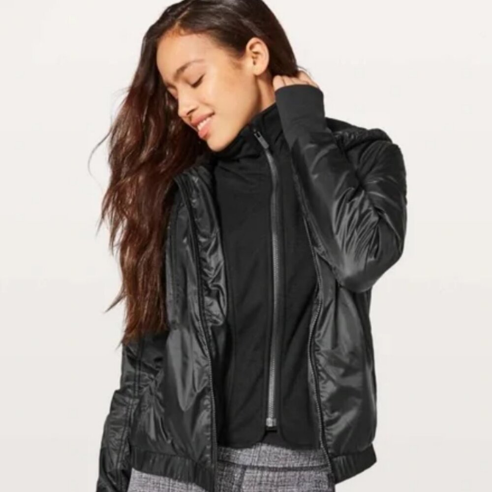 Lululemon Scuba Hoodie Glyde (bomber jacket), Size 6